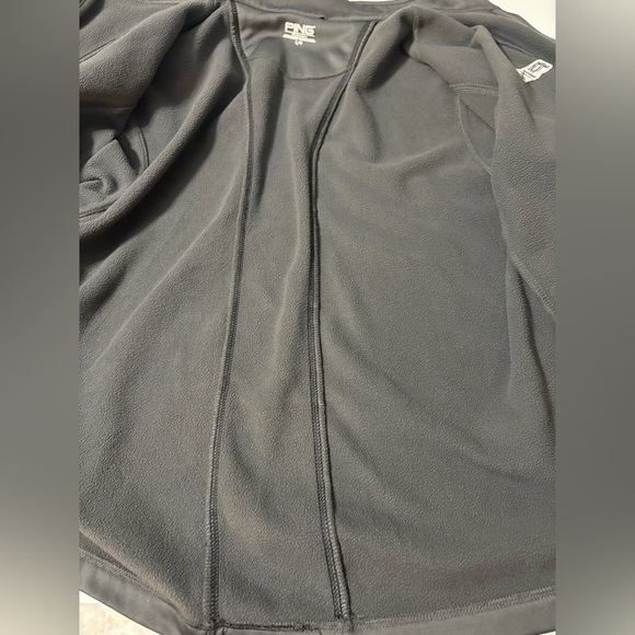 Men’s PING Full Zip Charcoal Fleece Jacket with Double Zipper. Black Embroidery - Picture 10 of 15